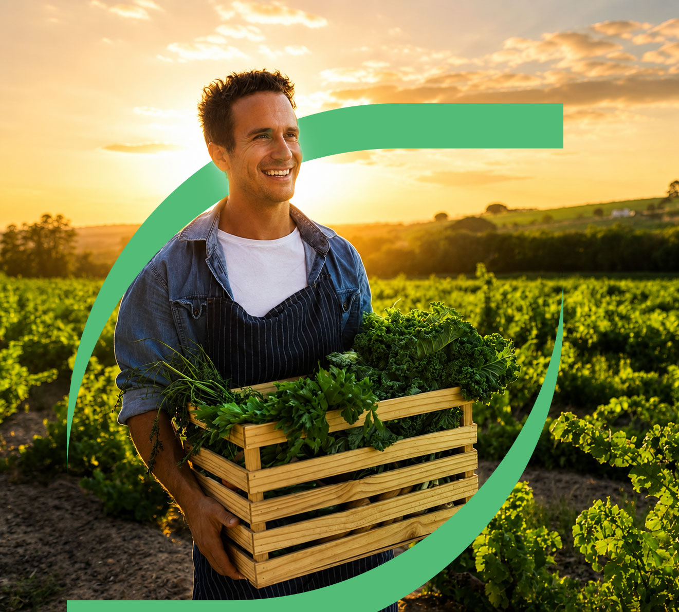 Área agrícola monitorada pela GreenData